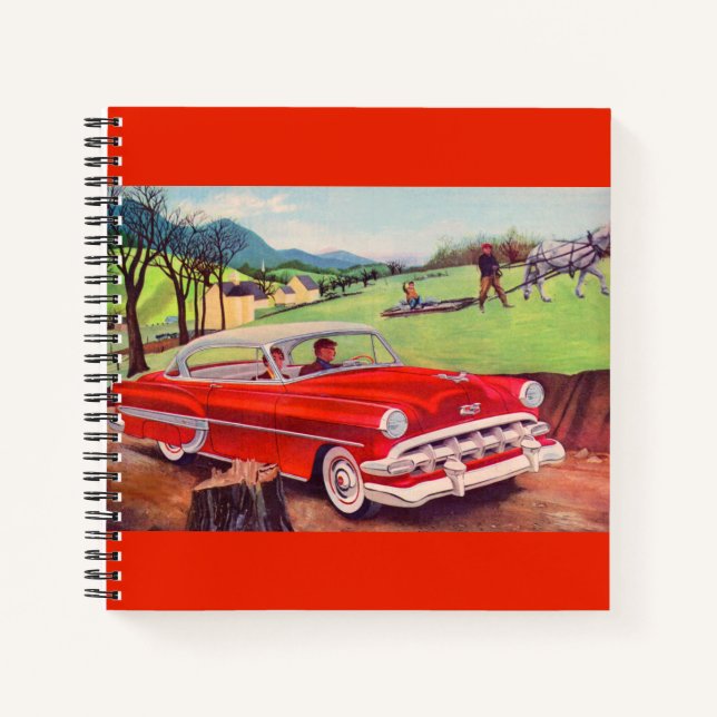 Cuaderno Chevrolet Bel Air 1954 (Anverso)