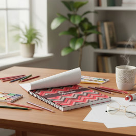 Cuaderno Chevron Cálido