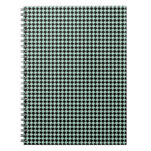 Cuaderno Chevron Cheques Seafoam y Black