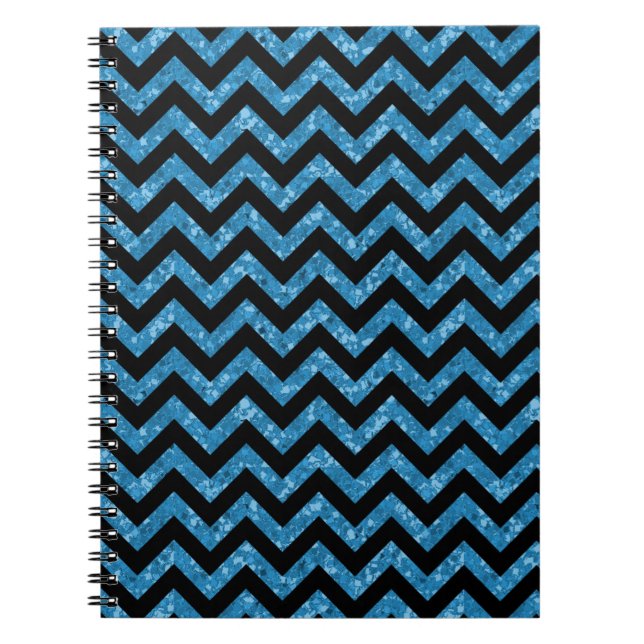 Cuaderno Chevron Glitter Look Notebook (Frente)