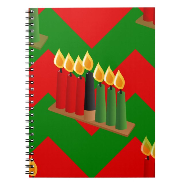 Cuaderno chevron kwanzaa (Frente)