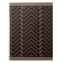 Cuaderno Chevron Pattern Brown