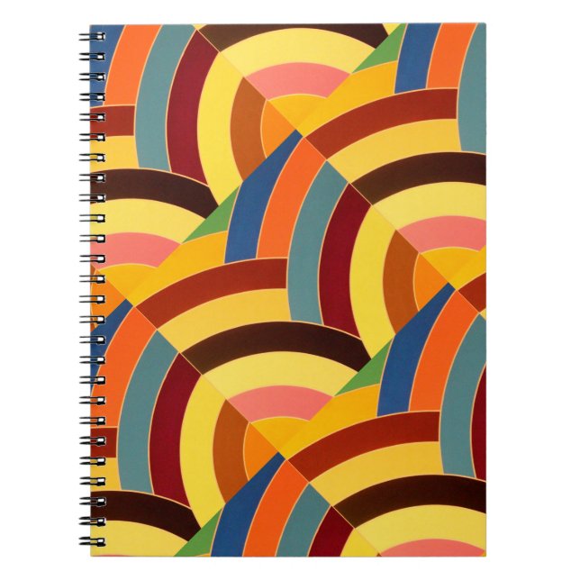 Cuaderno Chevrons modernos y de moda (Frente)