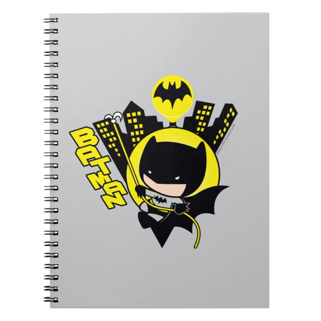 Cuaderno Chibi Batman Escalando La Ciudad (Frente)