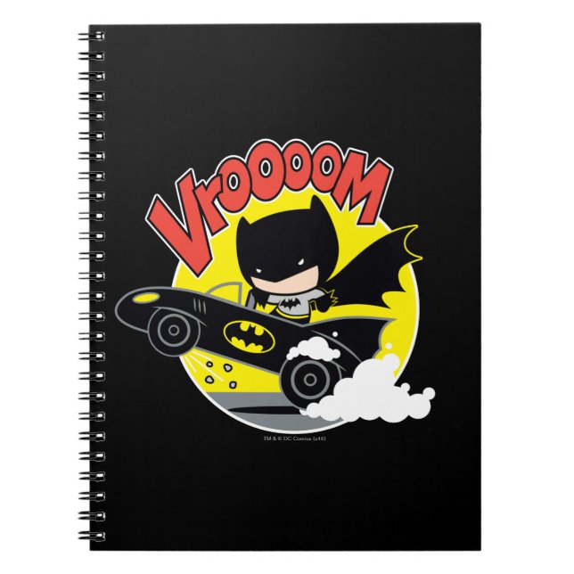 Cuaderno Chibi Batman In The Batmobile (Frente)