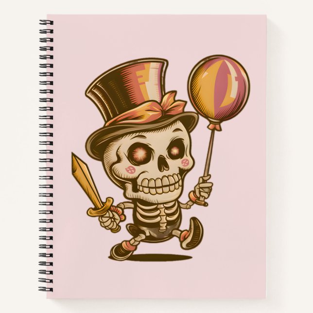 Cuaderno Chibi Carnival Skeleton (Anverso)