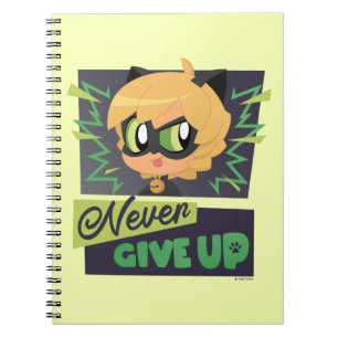 Cuaderno Chibi Cat Noir Nunca se rinde