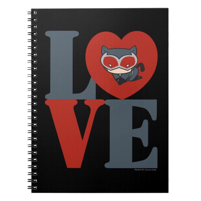 Cuaderno Chibi Catwoman LOVE (Frente)