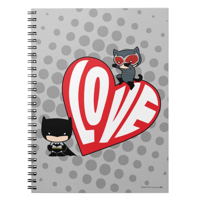 Cuaderno Chibi Catwoman salta sobre Batman (Frente)