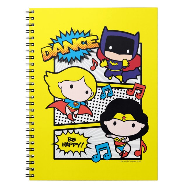 Cuaderno Chibi Heroes Dancing (Frente)