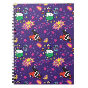 Cuaderno Chibi Joker and Harley Pattern