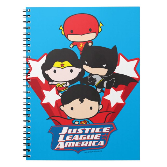 Cuaderno Chibi Justice League of America Stars (Frente)