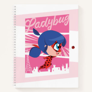 Cuaderno Chibi Ladybug en París