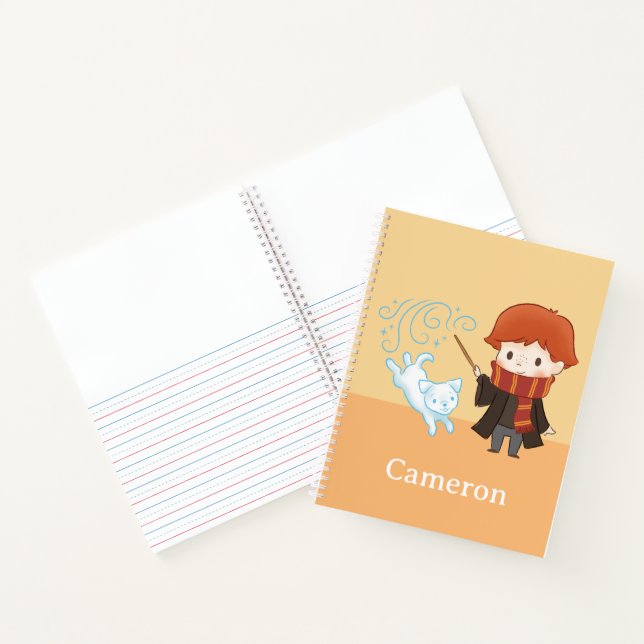 Cuaderno Chibi Ron Weasley Patronus (Interior)