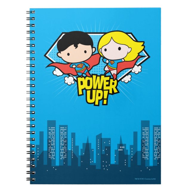 Cuaderno ¡Chibi Superman & Chibi Supergirl Power Up! (Frente)