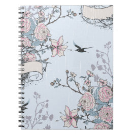 Cuaderno chic en tonos pastel
