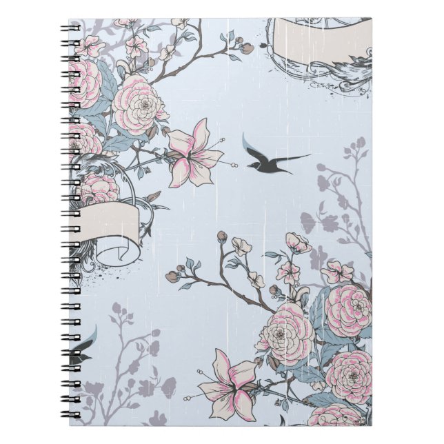 Cuaderno chic en tonos pastel (Frente)