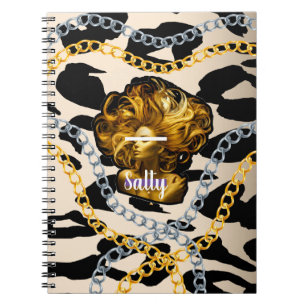Cuaderno Chic Luxurious Wild Salty Girl Bday Gift girly