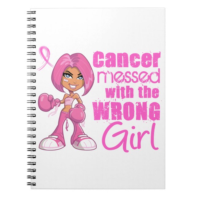 Cuaderno Chica 1 del combate del cáncer de pecho (Frente)