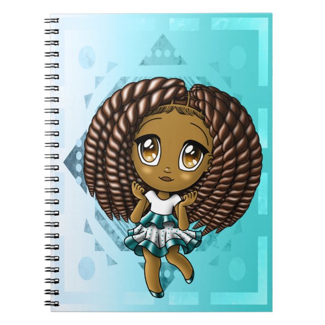 Cuaderno Chica afroamericano (Frente)