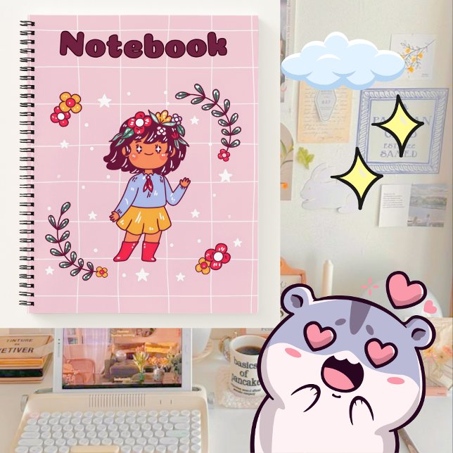 Cuaderno Chica alegre 💗 ✨ (Subido por el creador)