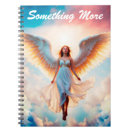 Cuaderno Chica ángel cristiano religioso arte de fantasía