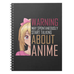 Cuaderno Chica Anime amante Manga Cosplay adolescente