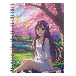 Cuaderno Chica Anime Bonita