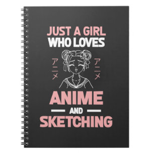 Cuaderno Chica anime cosplay adolescente manga