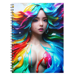 Cuaderno Chica Anime de Colorsplash # 1 Poster