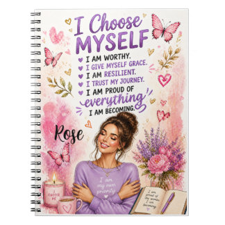 Cuaderno Chica Bonita Floral Inspiracional Amor Propio