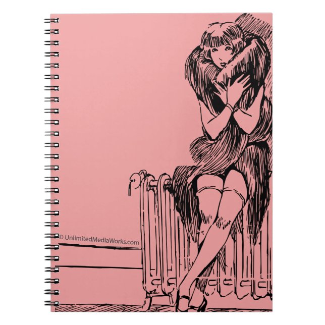 Cuaderno Chica borroso caliente (Frente)