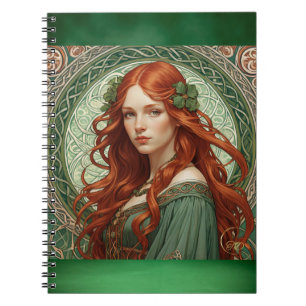 Cuaderno Chica celta 4 portátil espiral