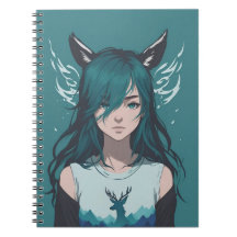 Chica Ciervo Fauna Anime Bosque Fantasía 