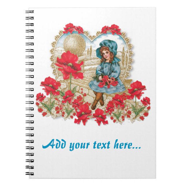 Cuaderno Chica con cachorros (Frente)