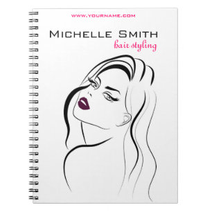 Cuaderno Chica con el icono de marcado en caliente del