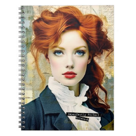 Cuaderno Chica con el pelo rojo: portátil perfecto