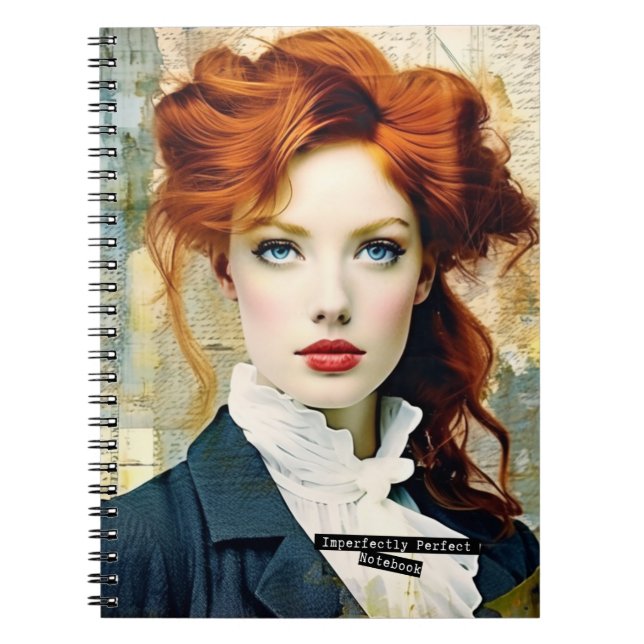 Cuaderno Chica con el pelo rojo: portátil perfecto (Frente)