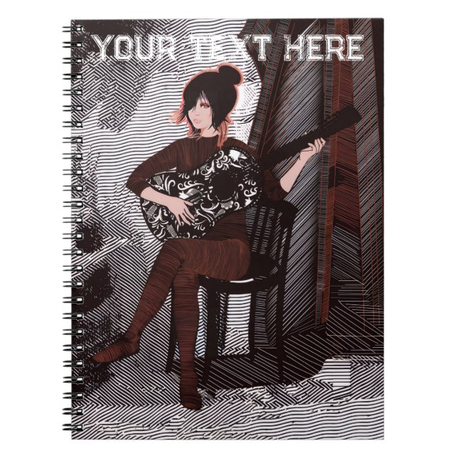 Cuaderno Chica con guitarra  (Frente)