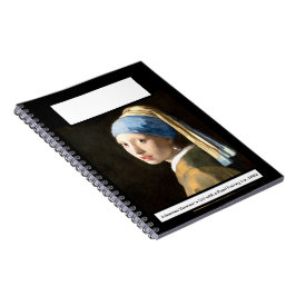Cuaderno Chica con Pearl Earring (aproximadamente 1665)
