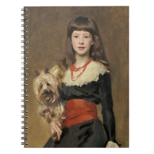 Cuaderno Chica con perro de Sargent Retrato de Beatrice Tow