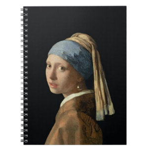 Cuaderno Chica con un pendiente de la perla, c.1665-6