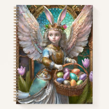 Chica Con Vestido De Ángel Conejito De Pascua