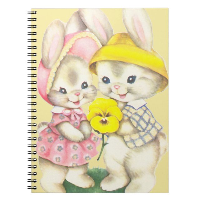 Cuaderno Chica conejo + niño (Frente)