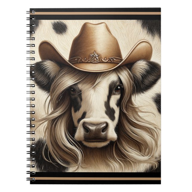 Cuaderno Chica Country Rubia Divertida (Frente)