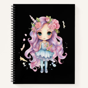 Cuaderno Chica Cute unicorn