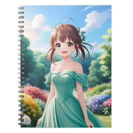 Cuaderno Chica de Anime Kawaii