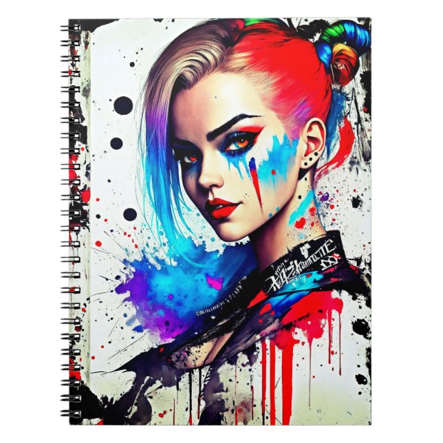 Cuaderno Chica de arte pop (Frente)