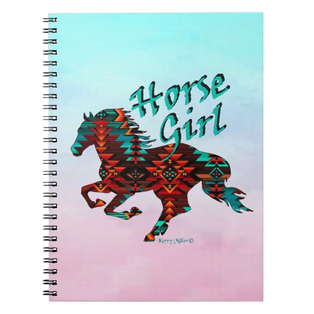 Cuaderno Chica de caballos, caballo suroeste (Frente)