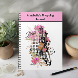 Cuaderno Chica de Compras del Harlequin de París